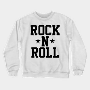 rock n roll logo Crewneck Sweatshirt